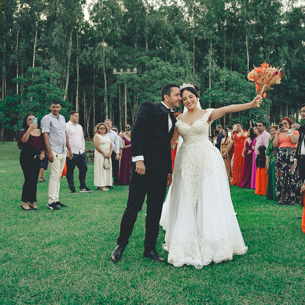 Evento privado en el bosque