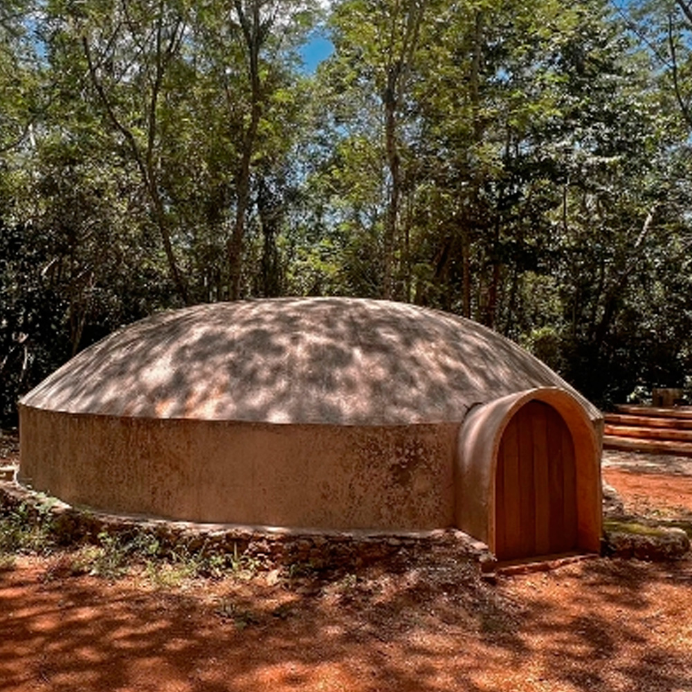 Temazcal en el bosque